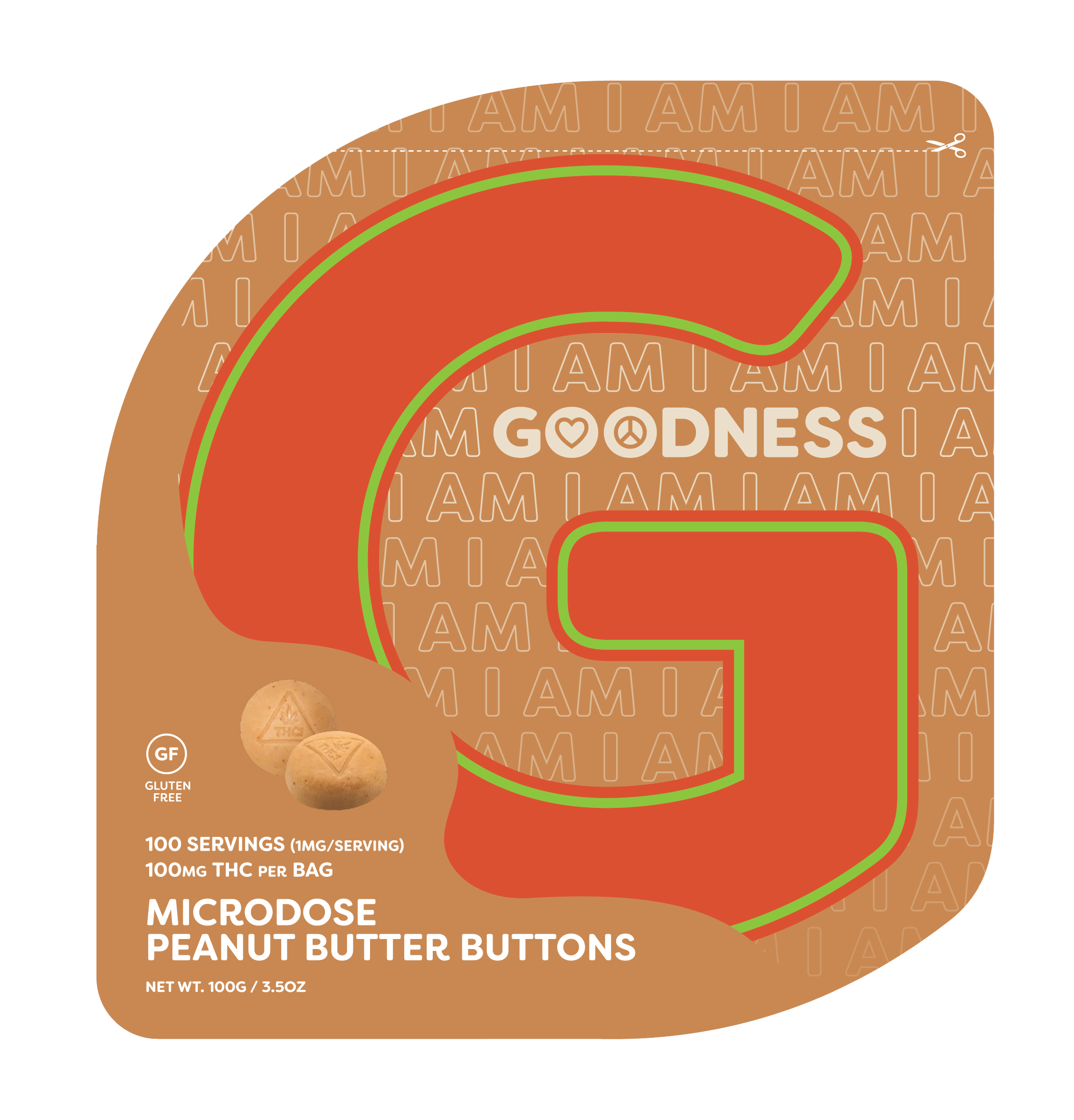 Peanut Butter Microdose Buttons